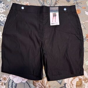 Rafaella Black Comfort Shorts